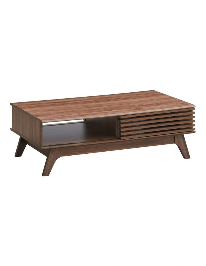 Clancy Coffee Table 2 Doors Walnut image 1