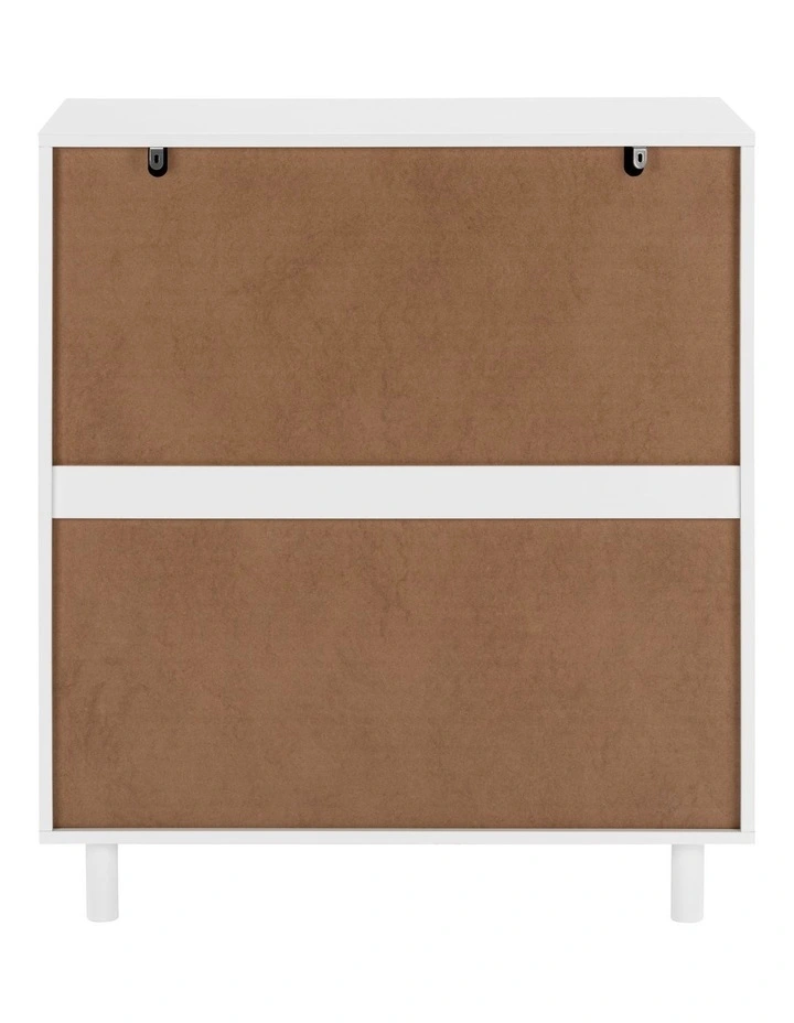 Quincy Tallboy Dresser Chest 5 Drawers White image 4