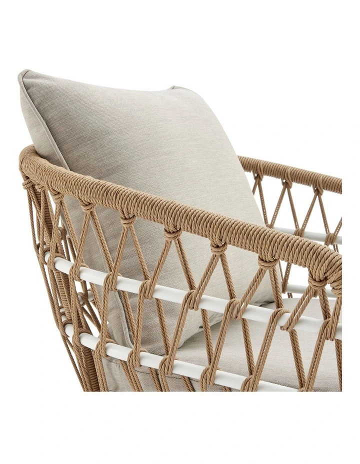 Browne Outdoor Set 4 Piece Sofa 2 Chairs Table image 3