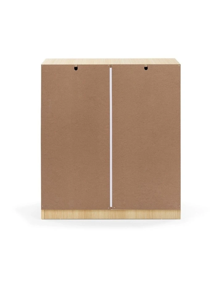 Casey Low Storage Laundry Cabinet 2 Doors Oak image 5