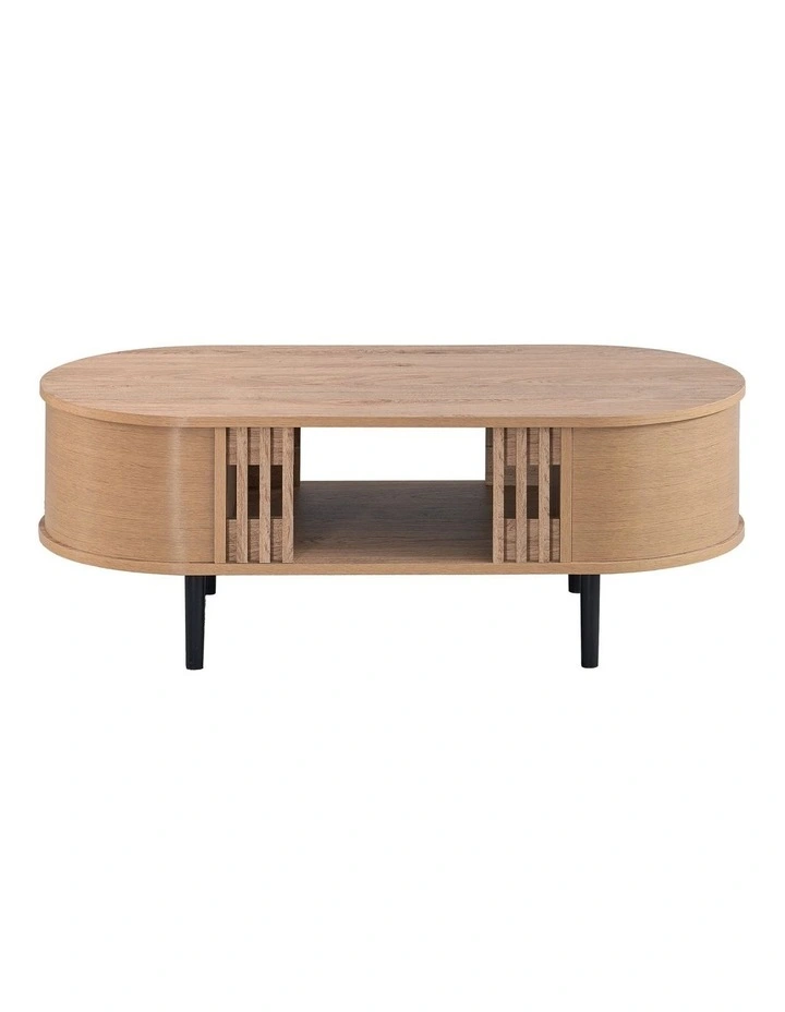 Anna Coffee Table Curved Oak image 3