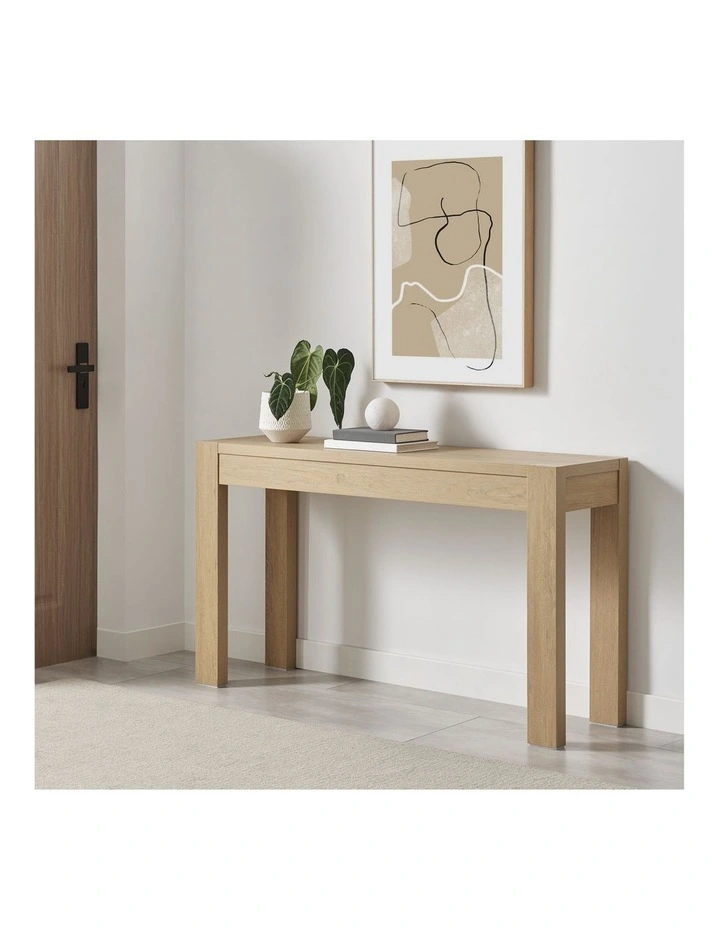 Marla Console Table Hallway Entryway Oak image 3