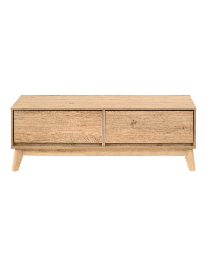 Ariah Coffee Table 2 Drawers Oak image 3