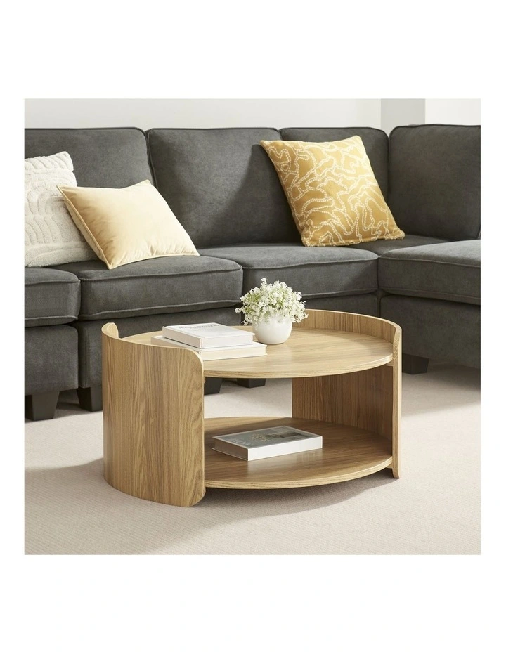 Brett Coffee Table Round Oak image 2