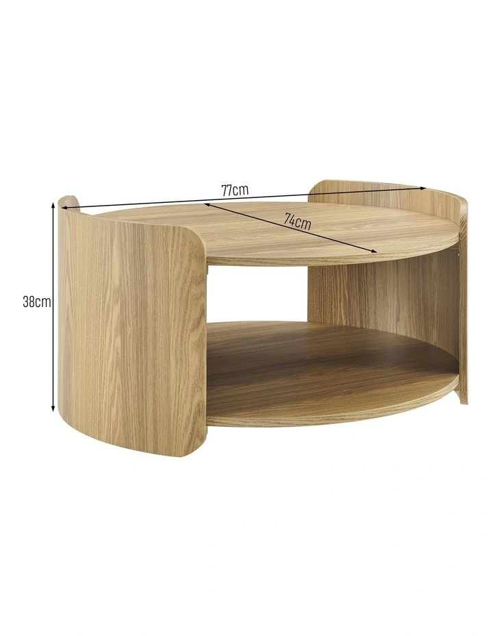 Brett Coffee Table Round Oak image 7