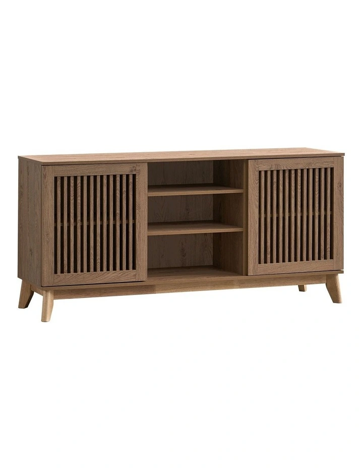 Goria Buffet Sideboard Cabinet 2 Doors Oak image 1