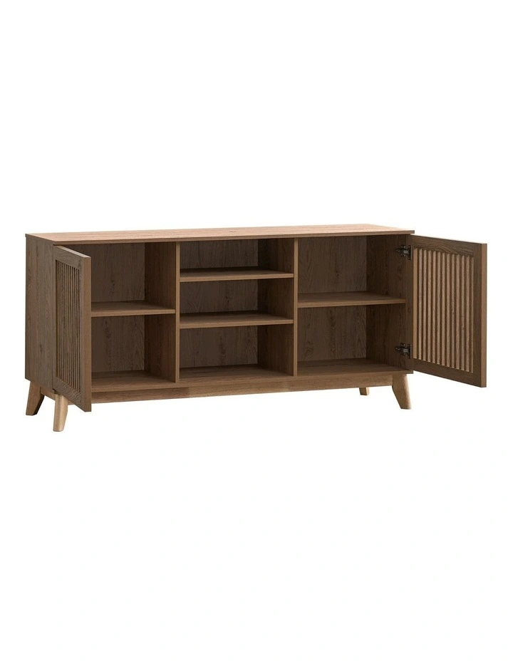 Goria Buffet Sideboard Cabinet 2 Doors Oak image 5