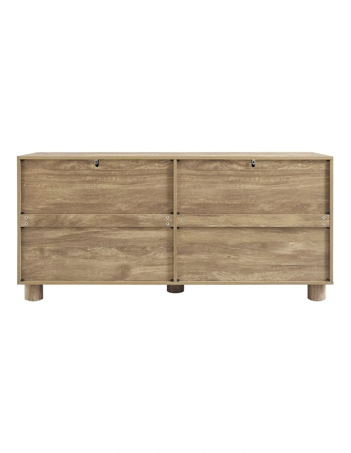 Tanya Buffet Sideboard Cabinet 4 Doors Oak image 4