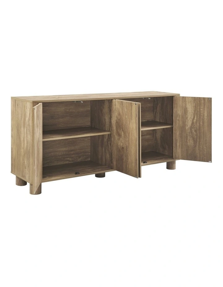 Tanya Buffet Sideboard Cabinet 4 Doors Oak image 5
