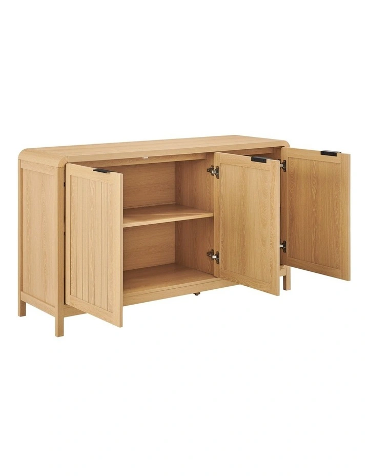 Roy Buffet Sideboard Cabinet 3 Doors Oak image 5
