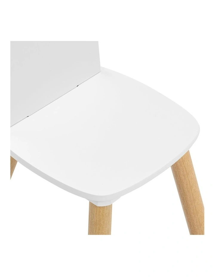 Cloud Kids Table and 2 Chairs Set Star and Cloud Play Set White image 4