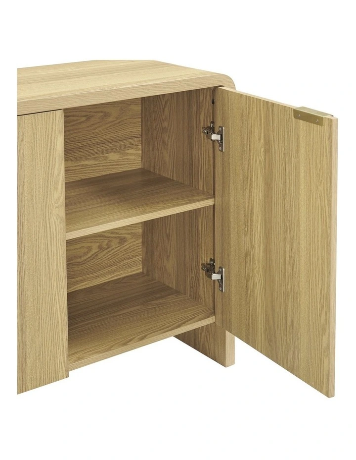 Jhoanna Buffet Sideboard Cabinet 3 Doors Oak image 6
