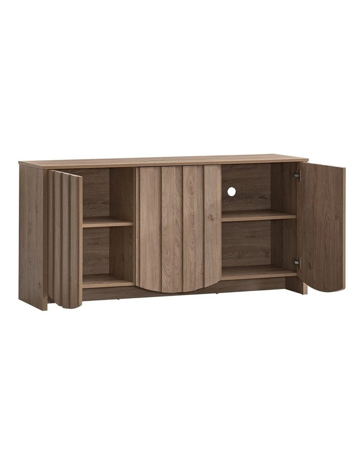 Eden Buffet Sideboard Cabinet 150W 3 Doors Oak image 5