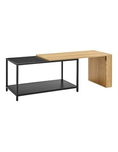 Sabina Coffee Table Extendable Oak and Black