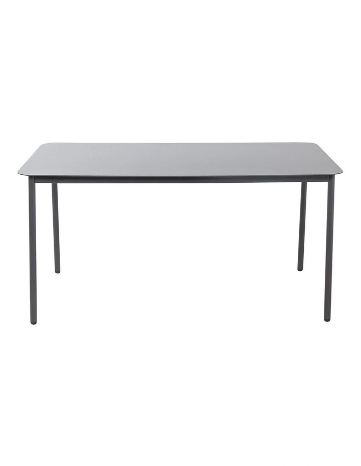 Laura Outdoor Dining Set 7 Piece Light Grey and Dark Grey image 6