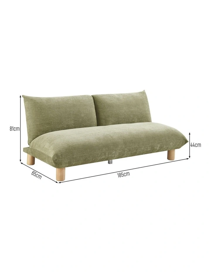Althea Sofa Bed Lounge Couch Moss Green image 6