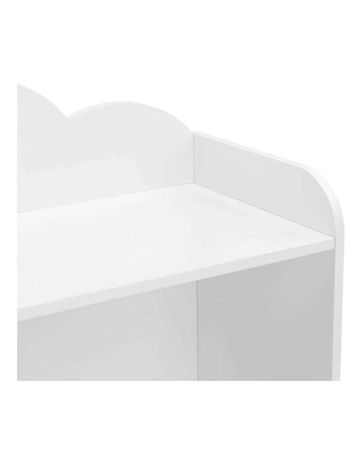 Cloud Kids Bookcase Bookshelf Open Shelving 3 Levels white image 4
