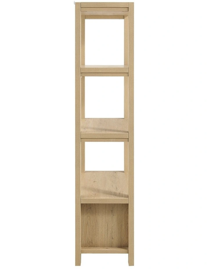 Marla Bookcase Storage 3 Shelf 2 Doors Oak image 4