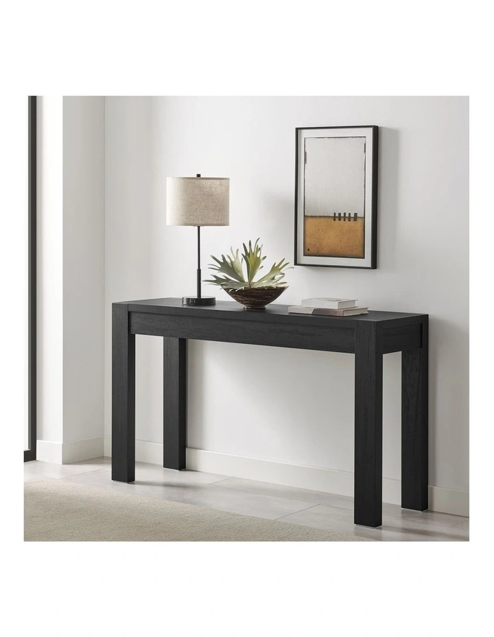 Marla Console Table Hallway Entryway Black image 3