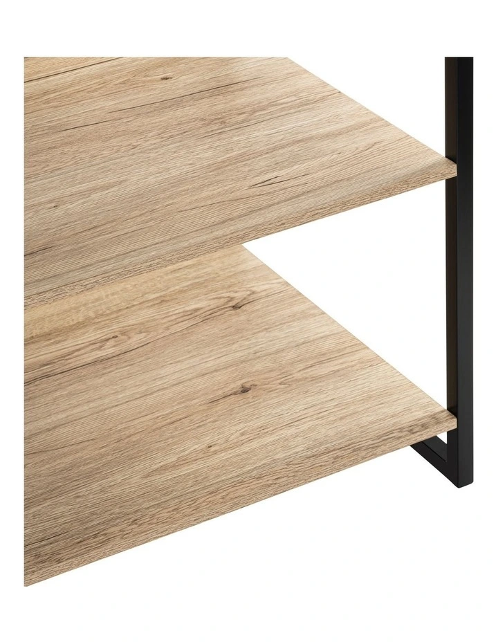 Jones Open Wardrobe Clothes Hanger Shelving Black image 6