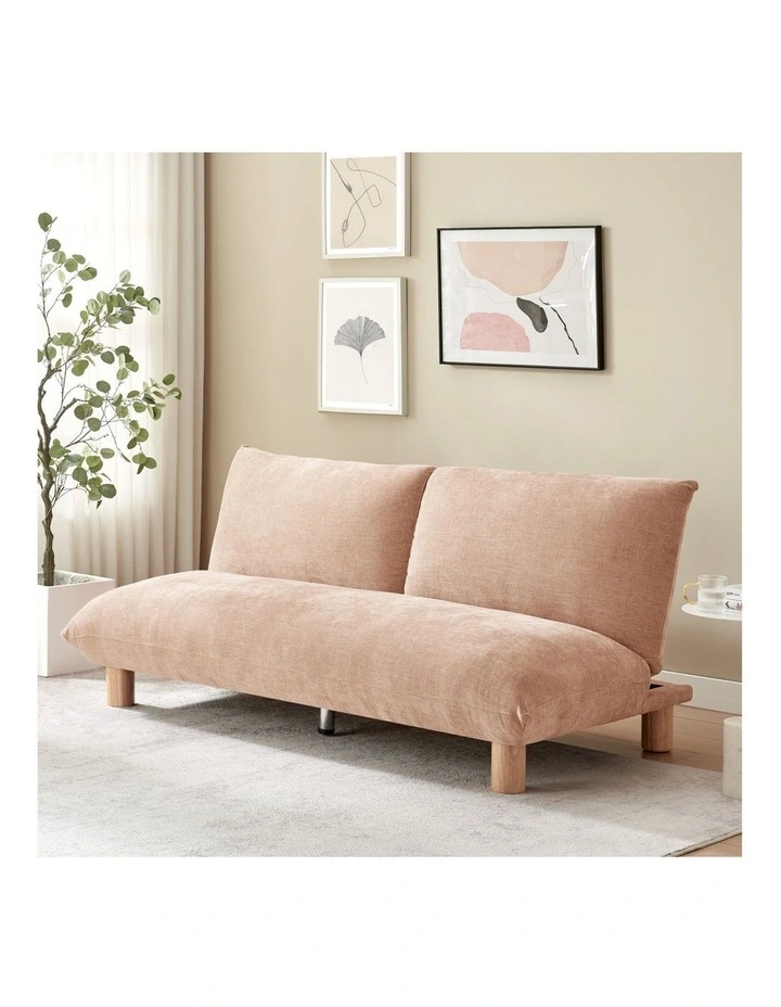Althea Sofa Bed Lounge Couch Navy Light Clay image 2