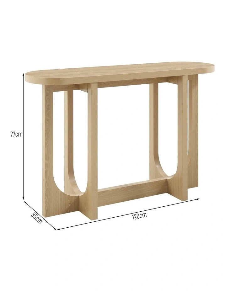 Grace Console Hallway Table Oak image 7