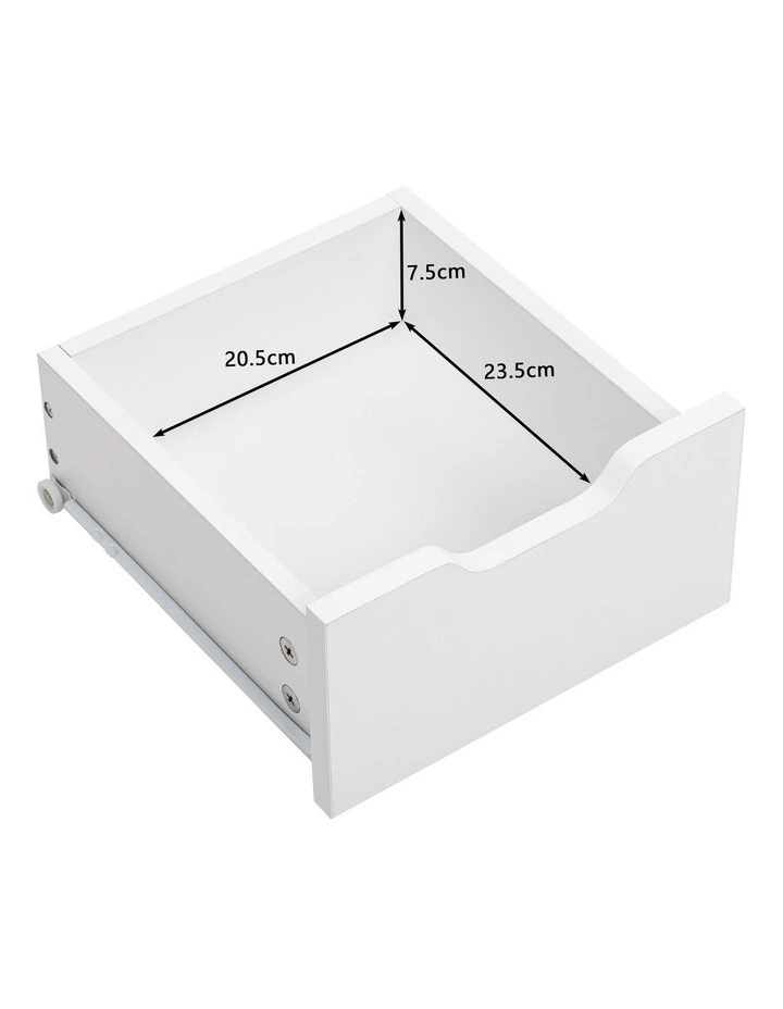 Colton Shoe Cabinet Seat Bench 1 Drawer White image 7