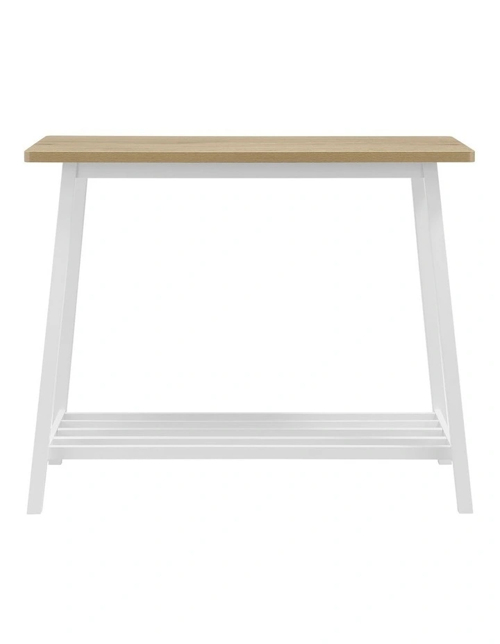 Geneva Console Table Hallway Entryway White image 4