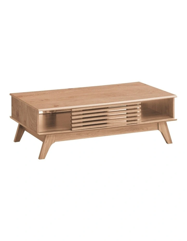 Clancy Coffee Table 2 Doors Oak image 3