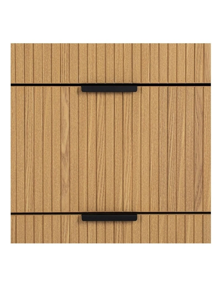 Kayla Tallboy Dresser Chest 4 Drawers Oak image 6