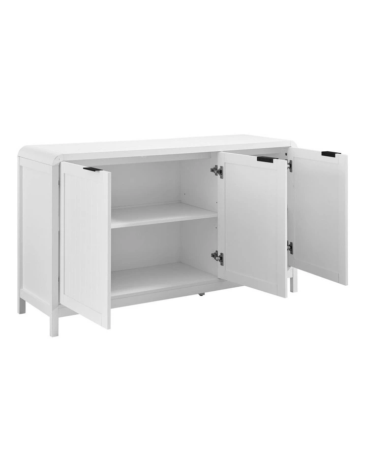Roy Buffet Sideboard Cabinet 3 Doors White image 5