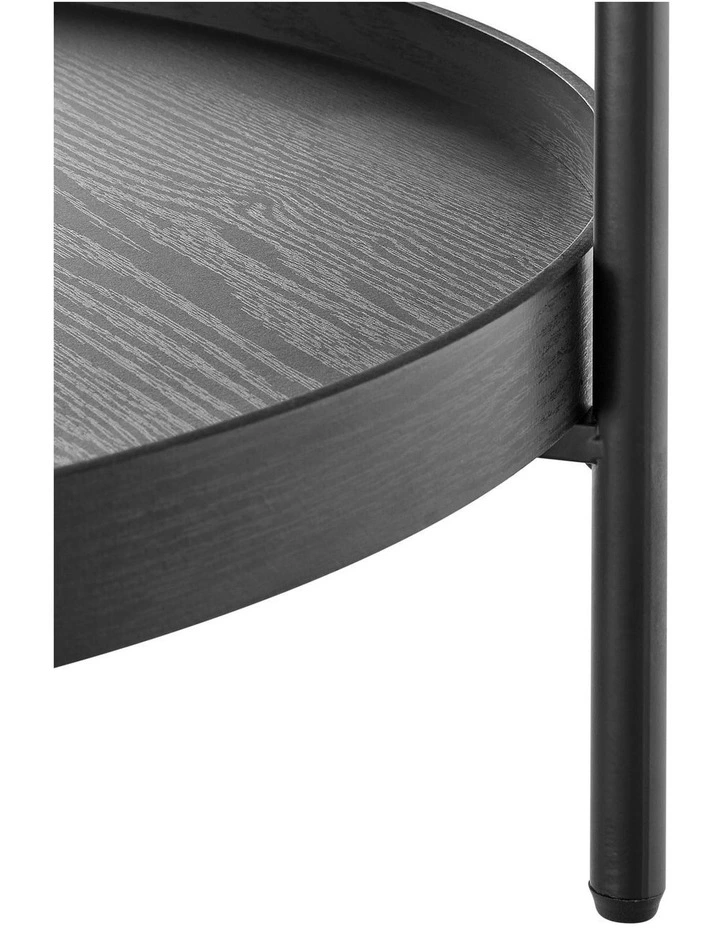 Sally Coffee Table Round 80cm Black image 5
