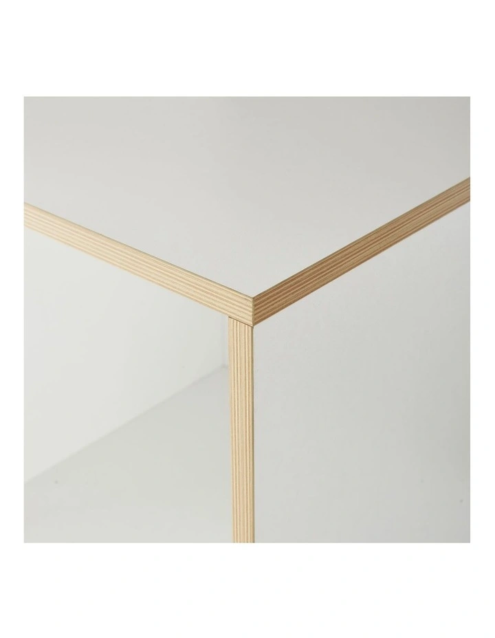Janet Stepped Display Unit Shelving 90W x 90H White image 5