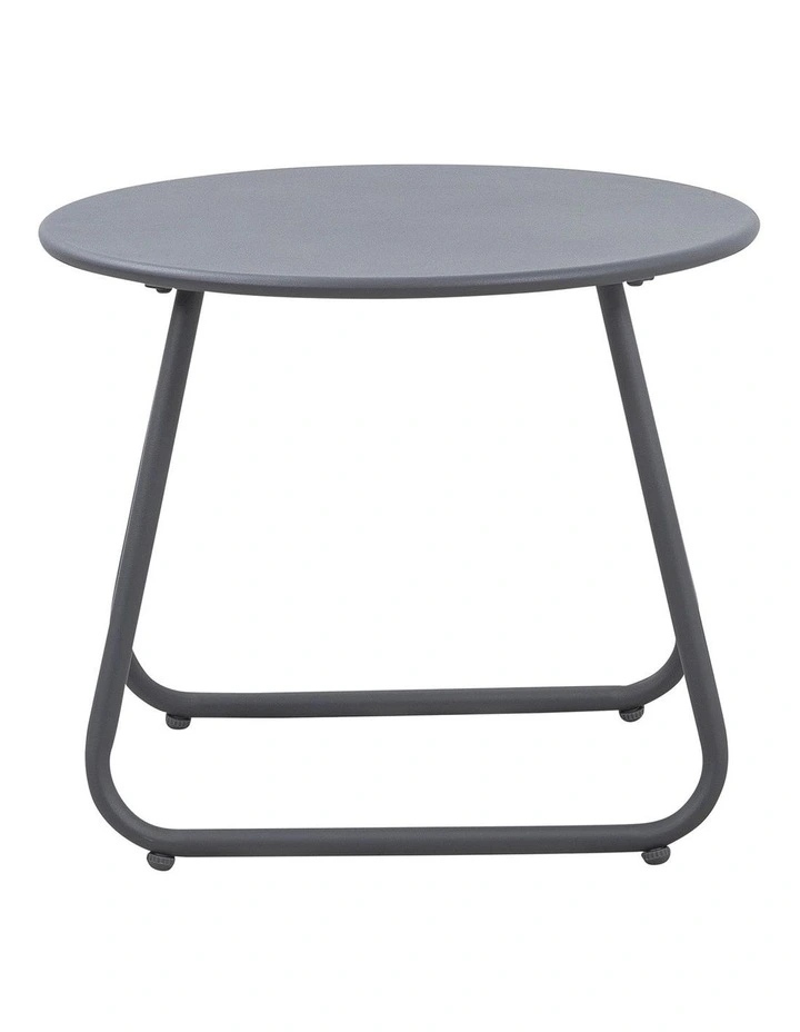 Delilah Outdoor Patio Set Balcony Garden 3 Piece Charcoal image 5