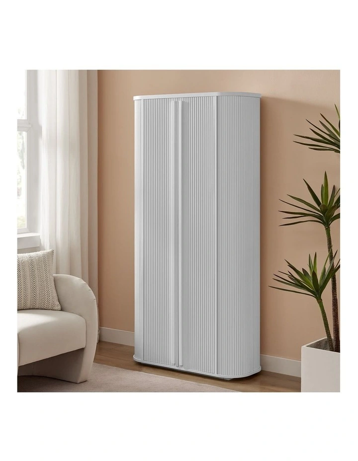 Orla Tall Cabinet Storage 2 Doors White image 3
