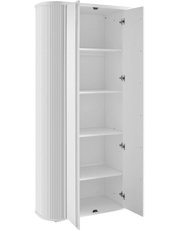 Orla Tall Cabinet Storage 2 Doors White image 5