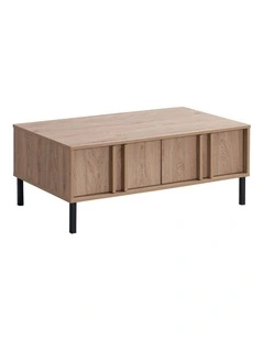 Effie Coffee Table 2 Drawers Oak