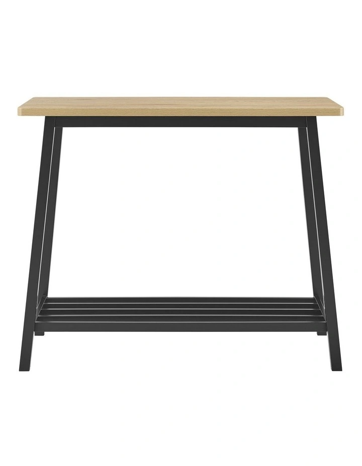 Geneva Console Table Hallway Entryway Black image 4