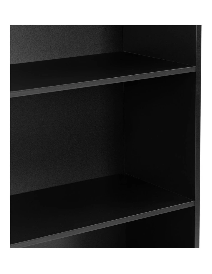 Belle Bookshelf Display Cabinet 6 Tier Bookcase Storage Display Shelf 78cm Black image 6