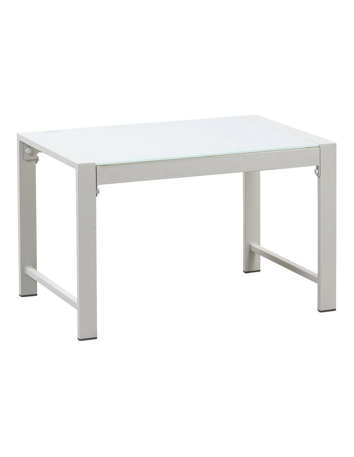 May Outdoor Lounge Garden Set 4 Piece Khaki and White image 6