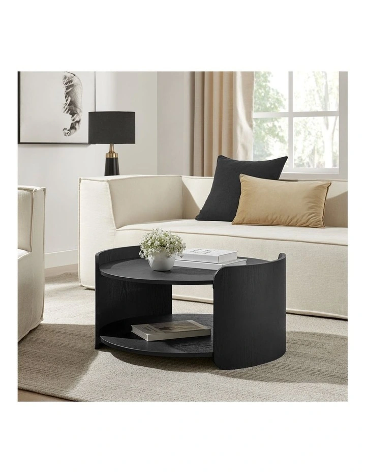 Brett Coffee Table Round Black image 2