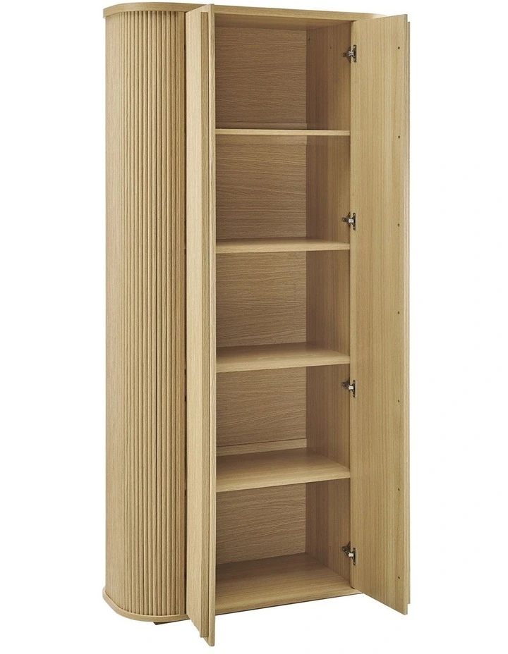 Orla Tall Cabinet Storage 2 Doors Oak image 5