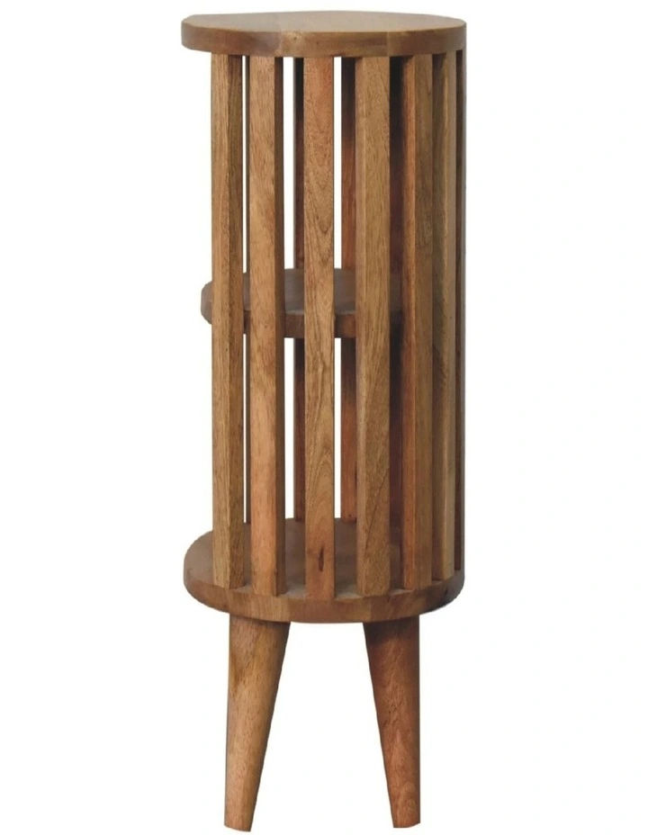 Solid Wood Ariella Double Shelf in Brown image 6