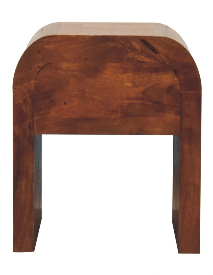Artisan Furniture Solid Wood Darcy Chestnut Bedside, 1 Drawer, Brown image 6