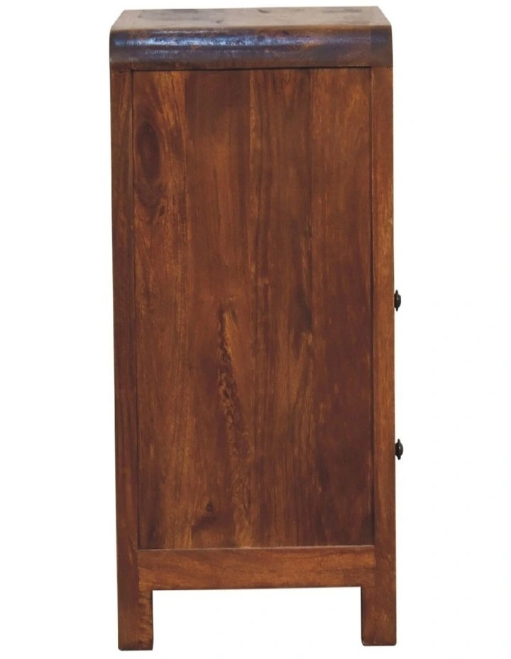 Solid Wood Aspen Bedside in Brown image 5