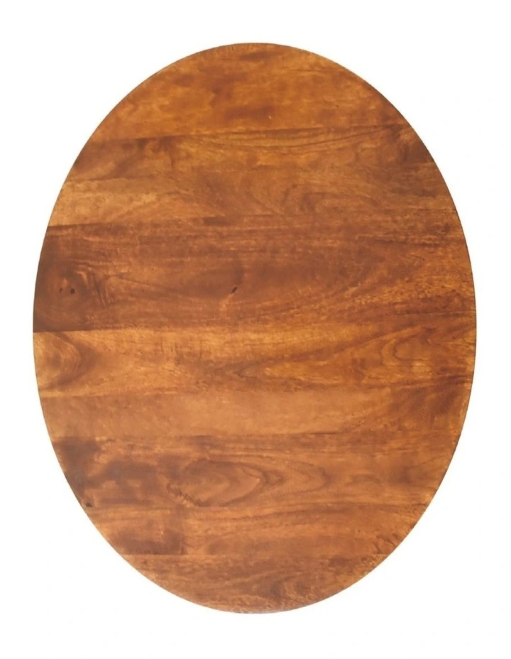 Artisan Furniture Solid Wood Chestnut Central Ball Table, Dark Brown image 6