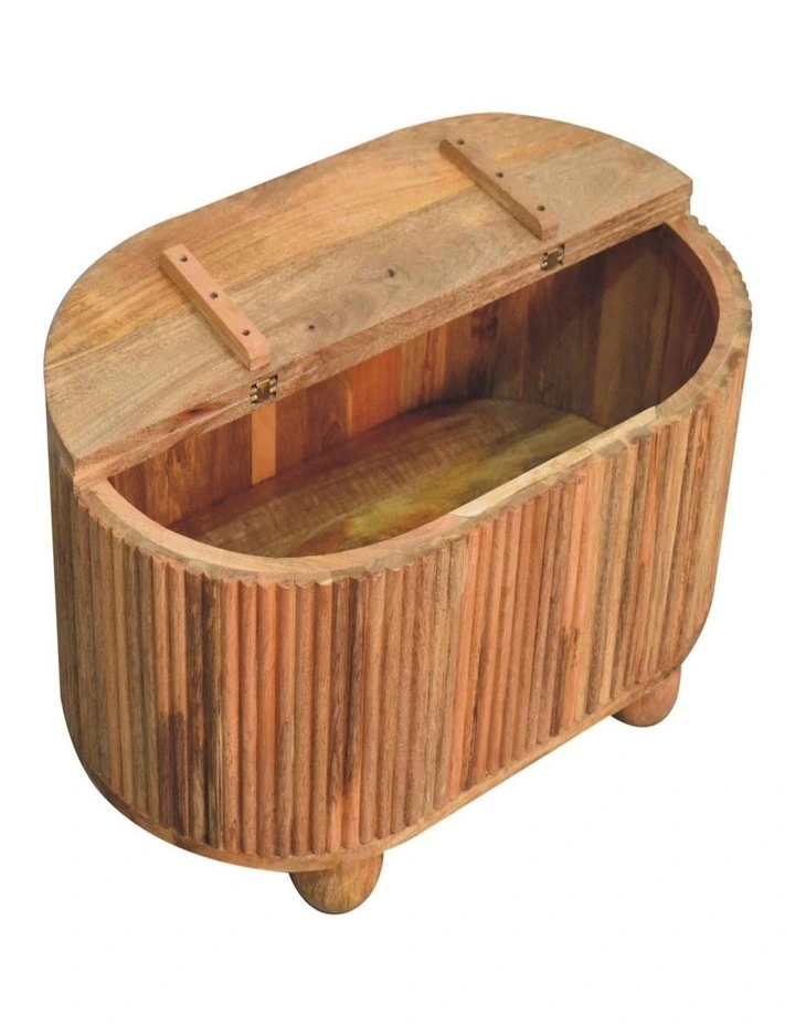 Solid Wood Soba Ball Lid-up Coffee Table in Brown image 5