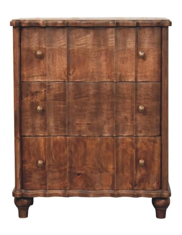 Solid Wood Camille Chest in Brown image 1
