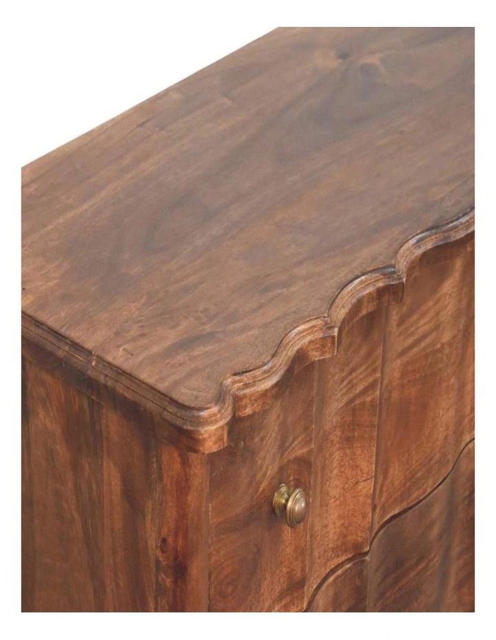 Solid Wood Camille Chest in Brown image 3