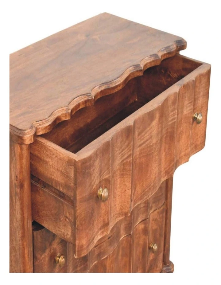 Solid Wood Camille Chest in Brown image 4